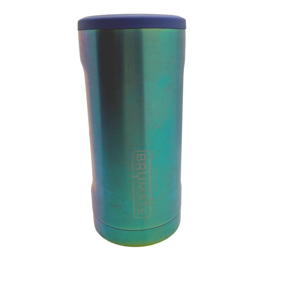 BrüMate Hopsulator Slim Can Cooler Insulator Rainbow Iridescent